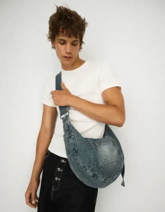 Mala de ombro em Denim – Acessórios – Homem