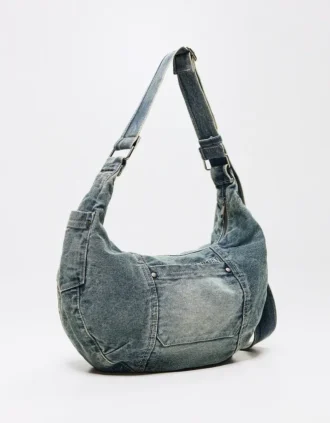 Mala de ombro em Denim – Acessórios – Homem