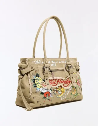 Mala Ed Hardy X Bershka Bolsa