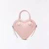 Mini-bolsa com coração Mini-bolsa com coração
