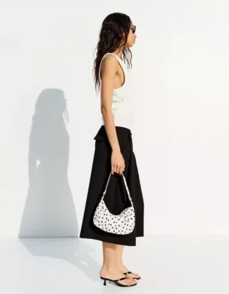 Mini-bolsa às bolinhas