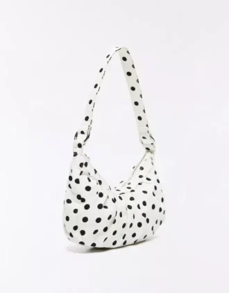 Mini-bolsa às bolinhas
