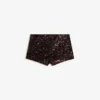Mini-calções com lantejoulas