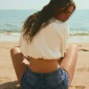 Mini-calções de Denim – Denim