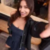 Mini-vestido balão em Denim – Vestidos e jardineiras