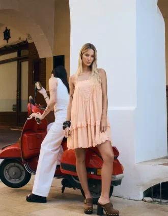 Mini-vestido boho