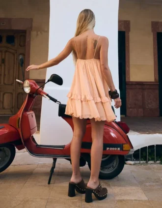 Mini-vestido boho