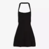 Mini-vestido com decote halter