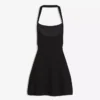 Mini-vestido com decote halter