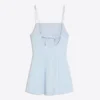 Mini-vestido com laço nas costas