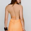 Mini-vestido drapeado