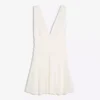 Mini-vestido drapeado