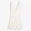 Mini-vestido drapeado