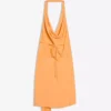 Mini-vestido drapeado
