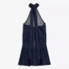 Mini-vestido em Denim