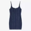 Mini-vestido em Denim – Vestidos e jardineiras