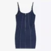 Mini-vestido em Denim – Vestidos e jardineiras