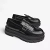 Mocassim de sola grossa com fivela – Calçados elegantes