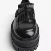 Mocassim de sola grossa com fivela – Calçados elegantes
