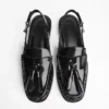 Mocassins com borla e sem parte traseira – Calçado