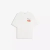 Oversize T-shirt de manga curta estampada – Mulher