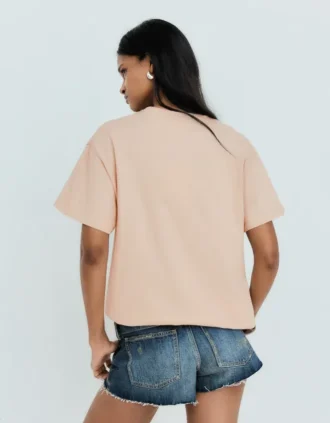 Oversize T-shirt estampada Tyla – Mulher