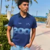 Polo com estampado retro – Bershka Lovers