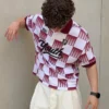 Polo de calção estampado – T-shirts e polos – Homem