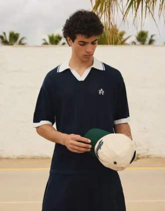 Polo de calção estampado – T-shirts e polos – Homem