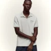 Polo de manga curta bordada – T-shirts e polos