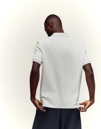 Polo de manga curta bordada – T-shirts e polos