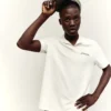 Polo de manga curta bordada – T-shirts e polos