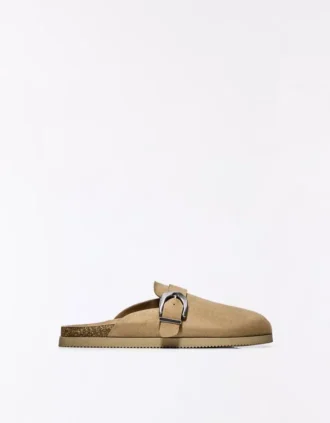 Sabot com detalhe de fivela – Calçados rasos – Mulher