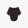 T-shirt assimétrica de manga curta – T-shirts – Mulher