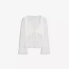 T-shirt com folhos de renda – #Bershkastyle – Mulher