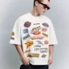 T-shirt de calção curto estampada – T-shirts e Polos