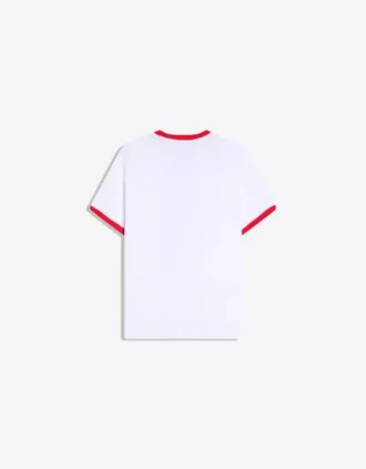 T-shirt de manga curta com contraste Paul Frank