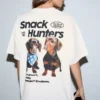 T-shirt de manga curta com estampado