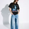 T-shirt de manga curta com estampado Billie Eilish