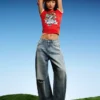 T-shirt de manga curta com estampado Ed Hardy X Bershka