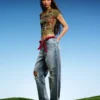 T-shirt de manga curta com estampado Ed Hardy X Bershka