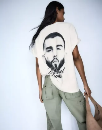 T-shirt de manga curta com estampado Manuel Turizo – Mulher