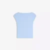 T-shirt de manga curta com franzido – Mulher