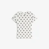 T-shirt de manga curta com gola redonda – T-shirts – Mulher