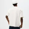 T-shirt de manga curta em tecido felpudo – T-shirts e Polos