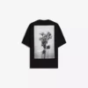 T-shirt de manga curta felpuda com estampado – T-shirts e camisas polo