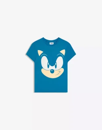T-shirt de manga curta Sonic