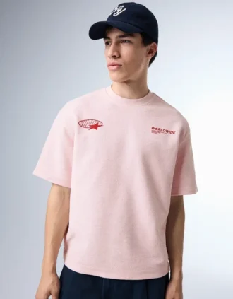 T-shirt estampada felpuda – T-shirts e Polos