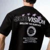 T-shirt estampada felpuda – T-shirts e Polos