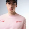 T-shirt estampada felpuda – T-shirts e Polos